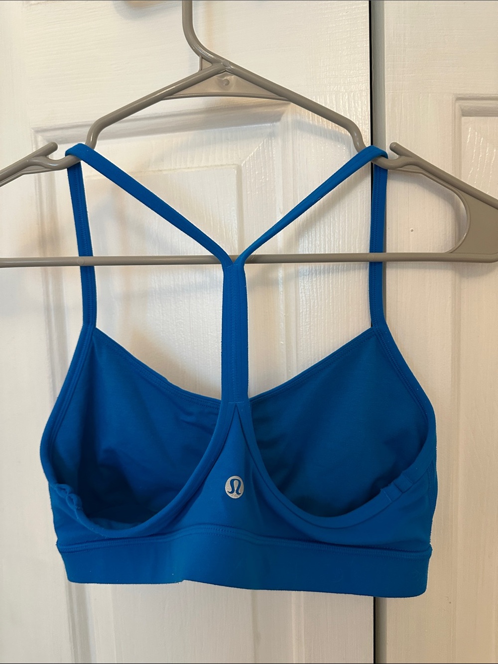 lululemon athletica Cobalt Blue Strappy Y-Back Sports Bra Size 8